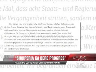 Rama: Po luftojmë fort korrupsionin - News, Lajme - Vizion Plus