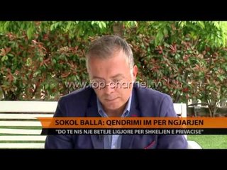 Sokol Balla: Qëndrimi im për ngjarjen - Top Channel Albania - News - Lajme
