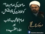 Mamoon offering Imam Ali Raza (AS) Caliphate, Imam(AS)'s answer - Maulana Dawoodani
