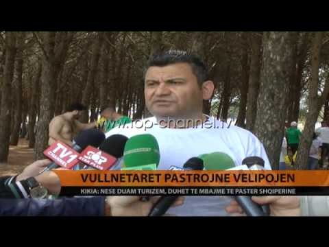 Korpusi i Vullnetarëve pastron plazhin e Velipojës - Top Channel Albania - News - Lajme