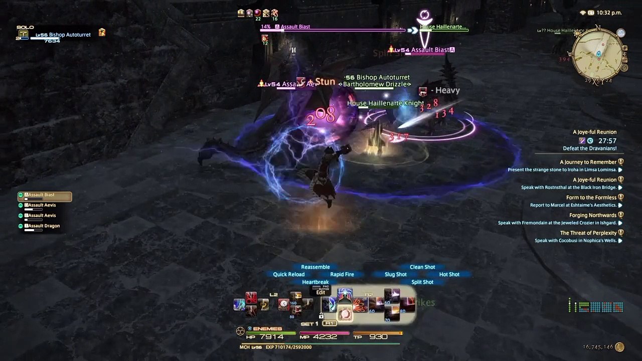 FFXIV HW fullstory - The Machinists lv54-58