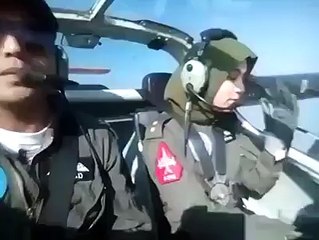 پاک فضائیہ کی شہید پائلٹ مریم مختار کی دورانِ پرواز ایک یادگار ویڈیو