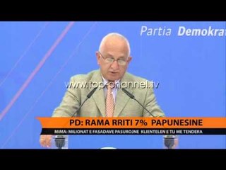 PD: Rama rriti 7% papunësië - Top Channel Albania - News - Lajme