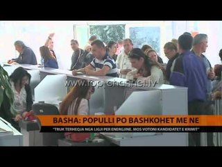 Basha: Populli po bashkohet me ne  - Top Channel Albania - News - Lajme