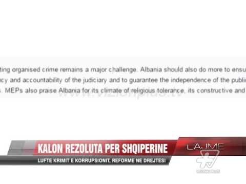 PE miraton rezolutën për Shqipërinë - News, Lajme - Vizion Plus