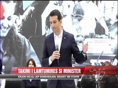 Takimi i lamtumirës si ministër i Erion Veliajt - News, Lajme - Vizion Plus