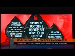 Ndalimi i abuzimit me naftën - Top Channel Albania - News - Lajme