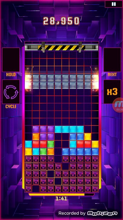 Tetris Blitz (One million Score without using finisher)