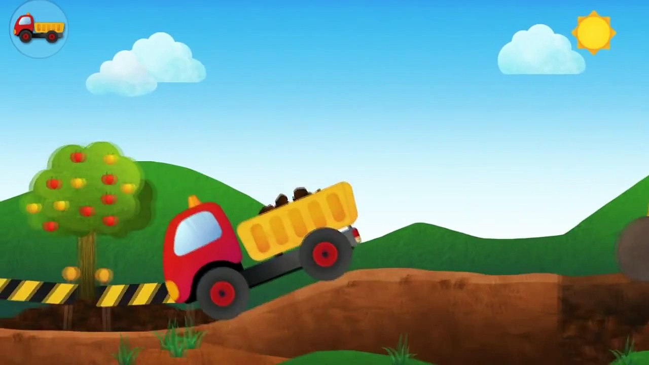 Kamyonlar Çizgi Film - Damperli Kamyon Yule (Trucks)