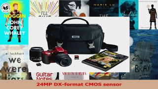 HOT SALE  Nikon D5200 Digital SLR with 1855mm  55200mm NonVR Lenses Red