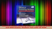 Read  Glencoe Medical Assisting Review Passing the CMA and RMA Exams Student Text with CD ROM Ebook Free