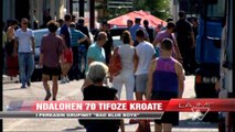 Ndalohen 70 tifozë kroatë në Hanin e Hotit - News, Lajme - Vizion Plus