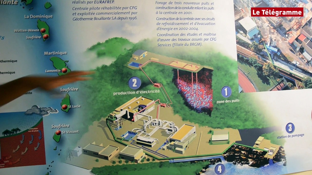 COP21. Guadeloupe. De l'électricité produite avec de la vapeur puisée dans le sol