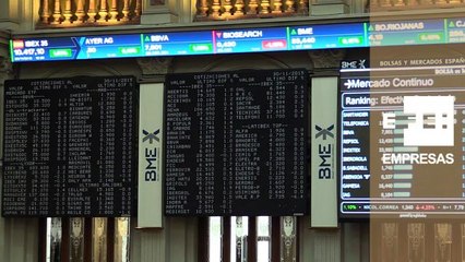 El Ibex sube un 1% a mediodía animado por grandes valores