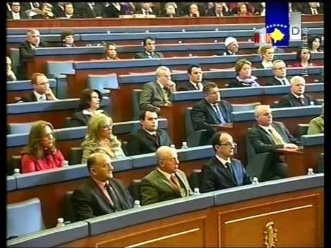 PARLAMENTI I KOSOVES SOT SEANCA E PARE E PARLAMENTIT TE RI TE KOSOVES LAJM