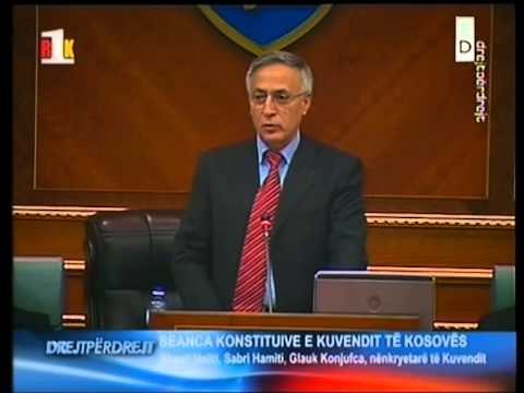 PARLAMENTI I KOSOVES JAKUP KRASNIQI ZGJIDHET SERISH KRYETAR I KUVENDIT LAJM