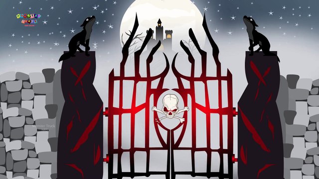 Monster Truck in Haunted House Monster Truck Halloween