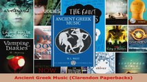 Read  Ancient Greek Music Clarendon Paperbacks Ebook Free