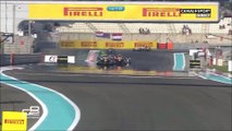GP2 Series Abu Dhabi 2015 Race2 Start Huge Crash