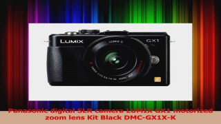HOT SALE  Panasonic digital SLR camera LUMIX GX1 motorized zoom lens Kit Black DMCGX1XK