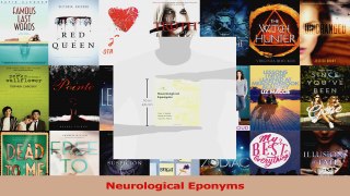 Download  Neurological Eponyms Ebook Online