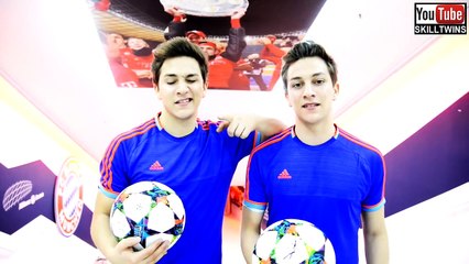 SkillTwins ft. DAVID ALABA - EFFECTIVE Football Skill Tutorial! ★