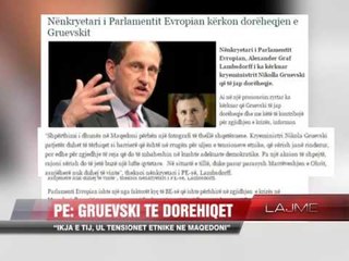 下载视频: PARLAMENTI EUROPIAN KERKON DOREHEQJEN E KRYEMINISTRIT NIKOLLA GRUEVSKI LAJM