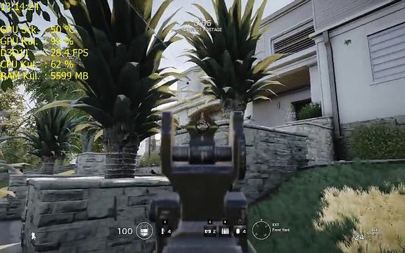 Tom Clancy's Rainbow Six® Siege Msi GTX750 Ti Twin Frozr Gaming Performansı !