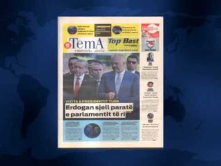 SHTYPI I DITES ME TITUJT KRYESORE TE FAQEVE TE PARA TE GAZETAVE SHQIPTARE E ENJTE 14 MAJ 2015