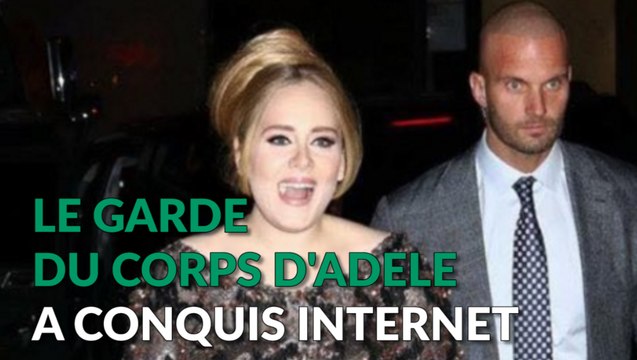 Le garde du corps d'Adèle a conquis le coeur des fans