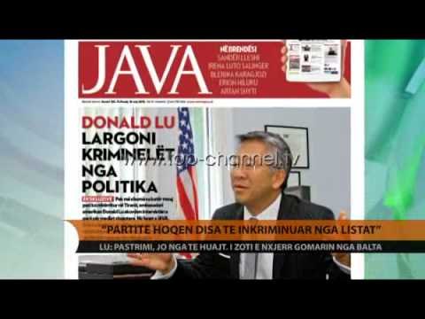 Donald Lu: Partitë hoqën disa të inkriminuar nga listat - Top Channel Albania - News - Lajme