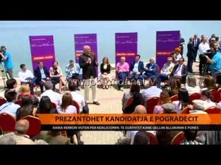 Prezantohet kandidatja e Pogradecit - Top Channel Albania - News - Lajme