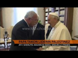 Papa takon liderin palestinez - Top Channel Albania - News - Lajme