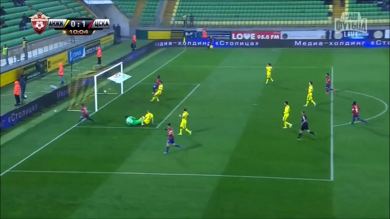0-1 Kirill Nababkin Goal Russia  Premier Liga - 29.11.2015, Anzhi Makhachkala 0-1 CSKA Moscow