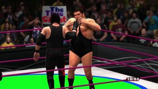 Ironman Title Tournament - Semifinals - Kane vs Andre the Giant (WWE2K14)