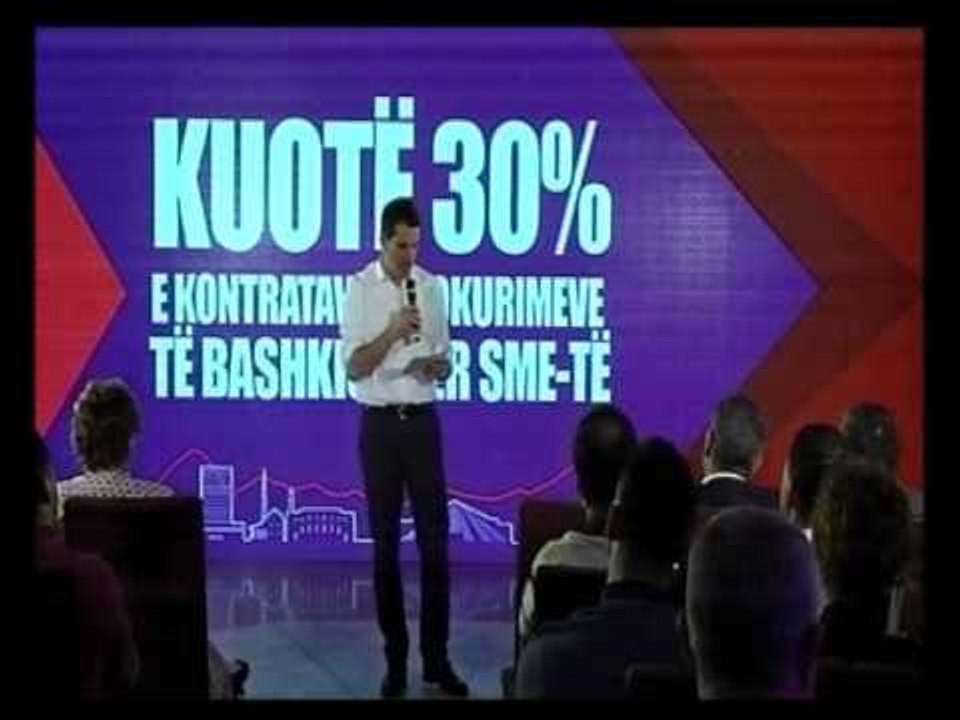 ERION VELIAJ PREZANTON PLANIN PER MBESHTETJE TE BIZNESIT TE VOGEL DHE TE MESEM LAJM