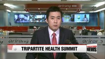 Korea, China, Japan agree on ways to tackle public health threats at tripartite summit