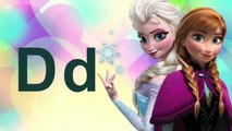 Frozen Anna Elsa ABC Alphabet Song Sing Along - Nursery Rhyme