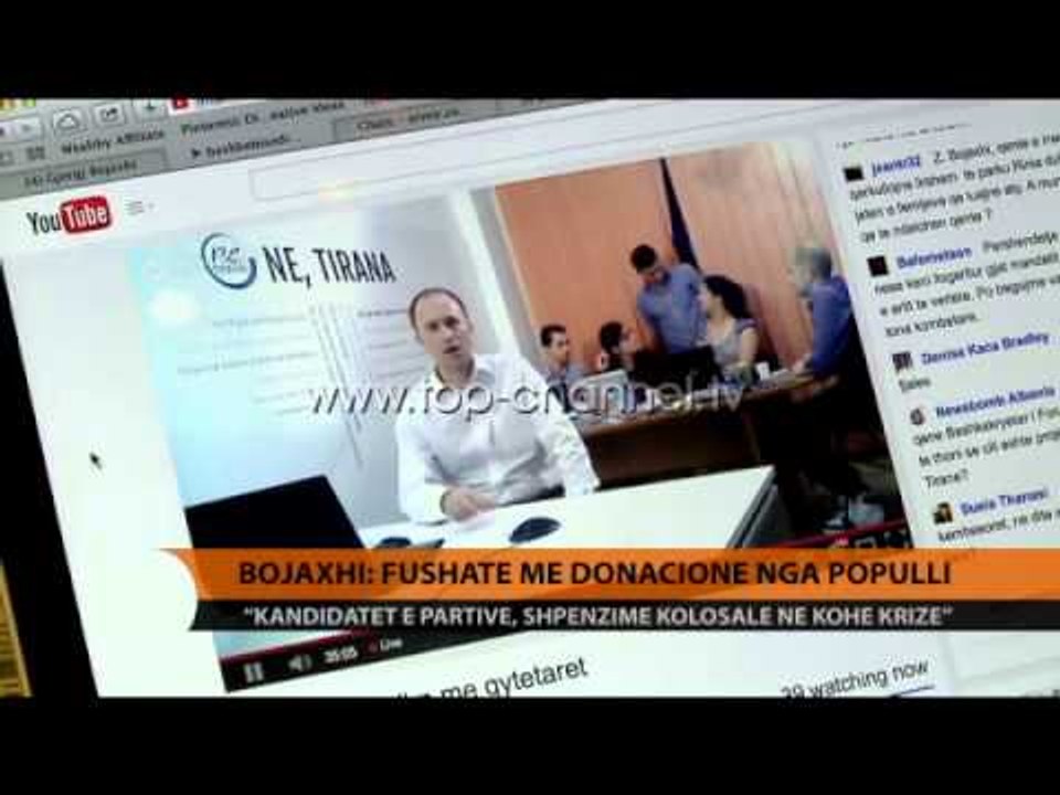 Bojaxhi: Kandidatët e partive, shpenzime kolosale në kohë krize - Top Channel Albania - News - Lajme