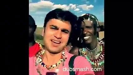 Desi Dubsmash in Africa - Attaullah Khan songs - Funny Videos