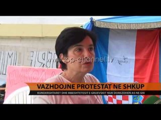 Vazhdojnë protestat në Shkup - Top Channel Albania - News - Lajme
