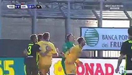 Rafael RED CARD Forsinone 0-0 Hellas Verona 29.11.2015 HD