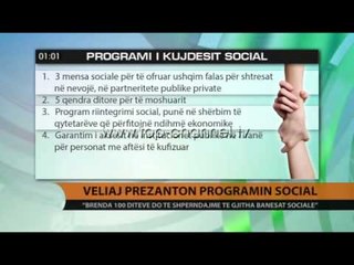 Download Video: Veliaj prezanton programin social - Top Channel Albania - News - Lajme