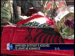 CEREMONI PER VIKTIMAT E KUMANOVES,8 TE VRARET PREHEN NE VARREZAT E DESHMOREVE LAJM