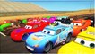 AWESOME MCQUEEN CARS RACE!!! Disney Pixar Dinoco, Mater, Ramone with Spiderman, HULK & Batman