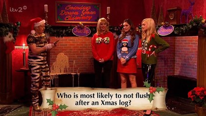 Holly,Fearne,and Kelly Gunged on Celebrity Juice