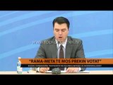Basha: Dyshja Rama-Meta po tallet me dekriminalizimin - Top Channel Albania - News - Lajme