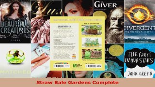 Read  Straw Bale Gardens Complete EBooks Online