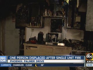 One person displaced after Phoenix apartment fire
