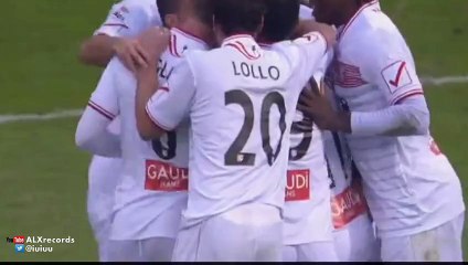 Borriello Goal - Genoa 1-1 Carpi - 29-11-2015